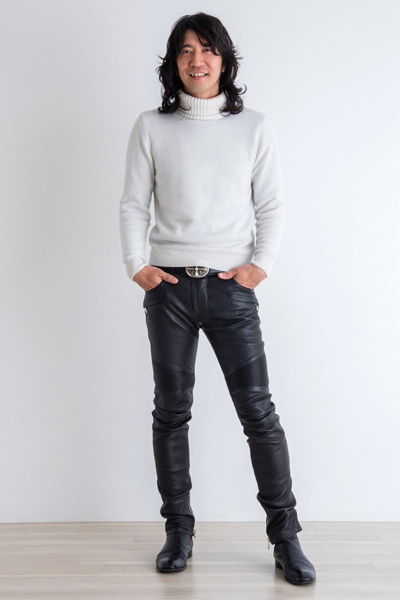Pantalon En Cuir De Vache Pour Homme – Style Western – Taille XL – Fait Main Pakistan
