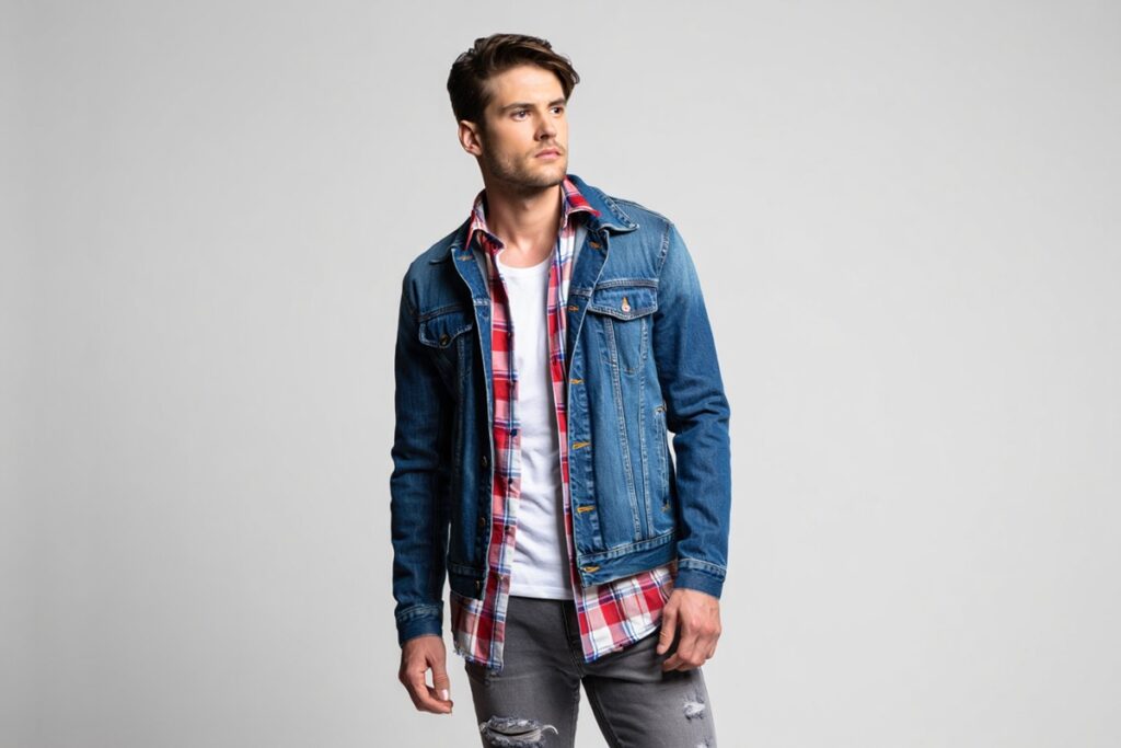 Comment porter une chemise longue avec un jean