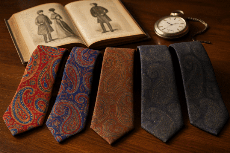 découvrez l'histoire fascinante des cravates à motif paisley, symbole d'élégance et de sophistication. plongez dans l'origine de ce motif emblématique et son impact sur la mode masculine à travers les siècles.