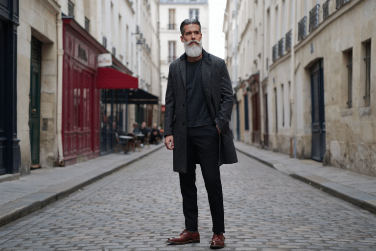 Barbe blanche : la nouvelle tendance qui casse les codes