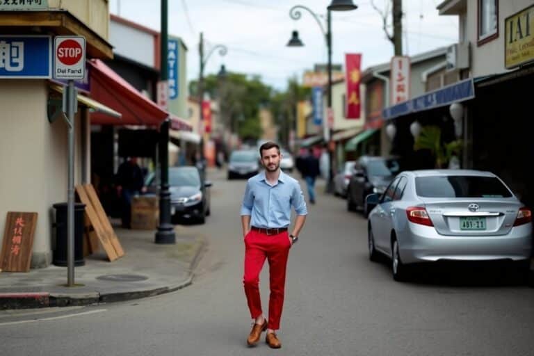 Les erreurs à éviter avec un pantalon rouge